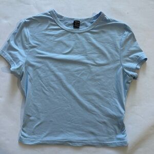 Light Blue Crew Neck T-Shirt